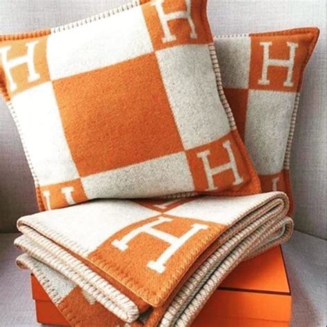 Hermes pillows and throws